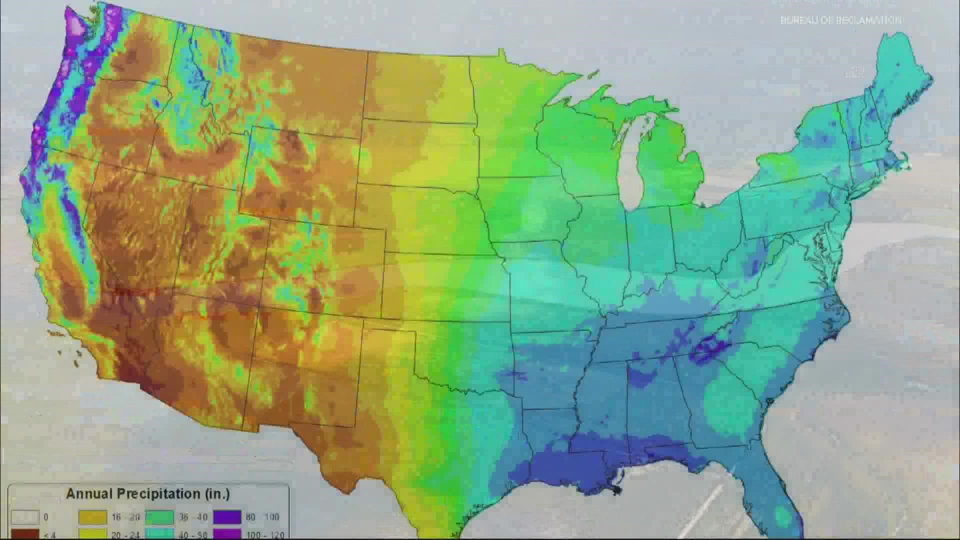 OSU climate maps show new climate extremes, wetter, drier, hotter