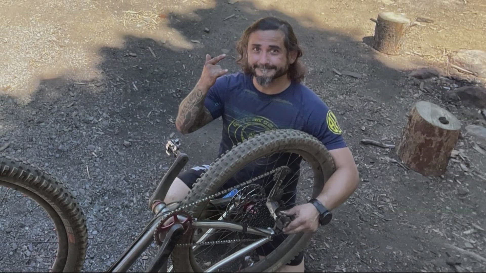 A Marine Corps veteran is asking for the public's help after his mountain bike was stolen from the VA Recovery Center.