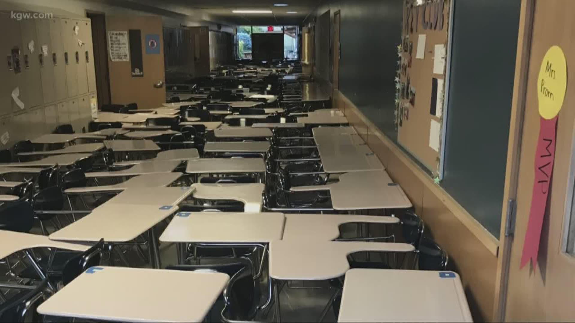 A senior prank by students at Gladstone High School has drawn the ire of the school’s principal.