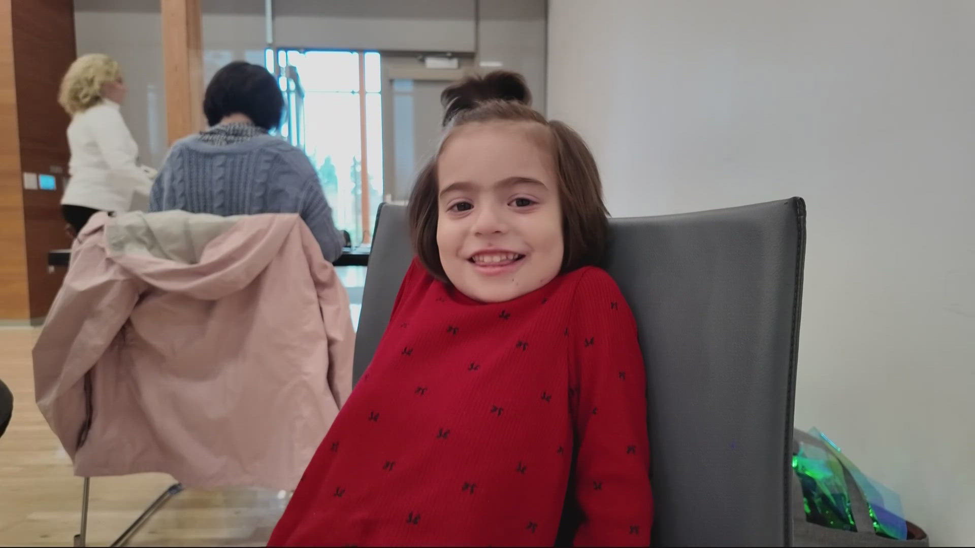 A young girl diagnosed with a rare form of anemia is alive today thanks to blood donations.