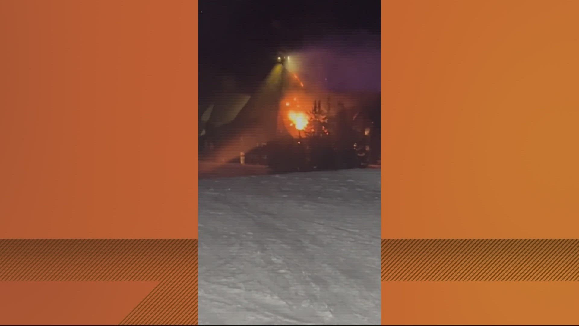 Timberline said there is no internal smoke or fire damage. The lodge is closed until further notice and the ski resort will be closed at least for a day.