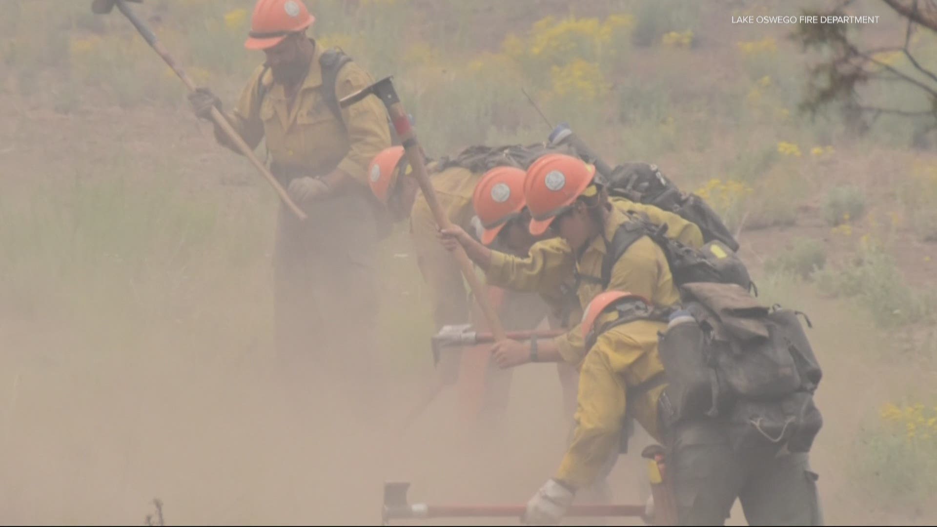 The Bootleg Fire is the largest wildfire in the nation. As Maggie Vespa reports, firefighters from across the country are being deployed to southern Oregon.