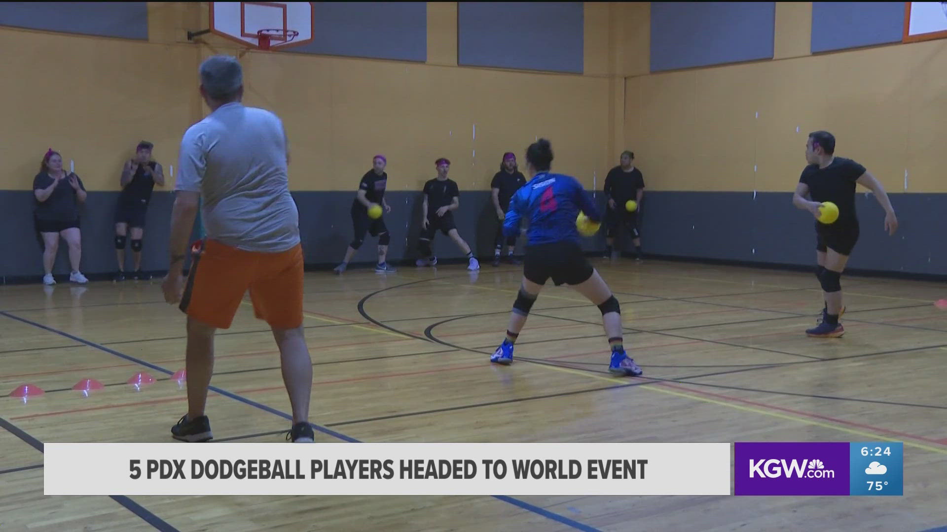 The team is headed to Austria for the dodgeball world championships. The players say they hope to see dodgeball one day become an Olympic sport.