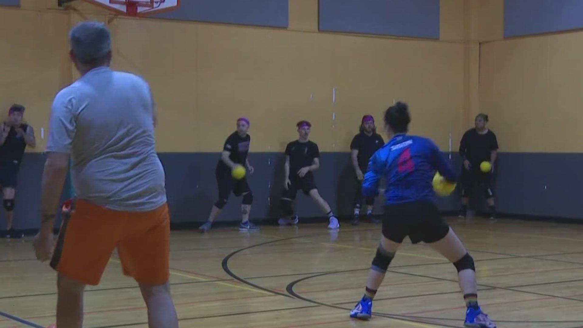 The team is headed to Austria for the dodgeball world championships. The players say they hope to see dodgeball one day become an Olympic sport.