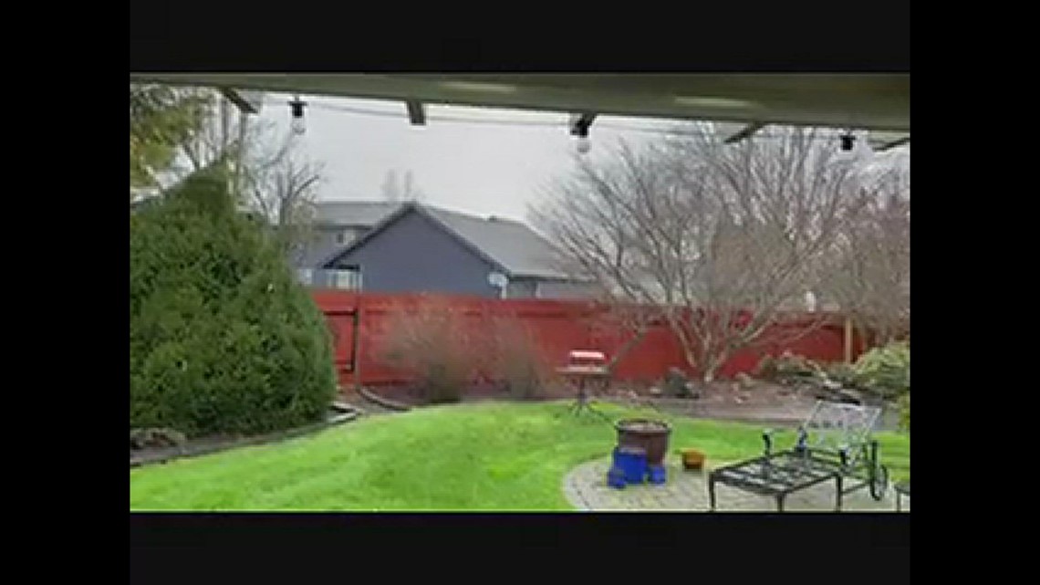 Snow in Battle Ground, WA