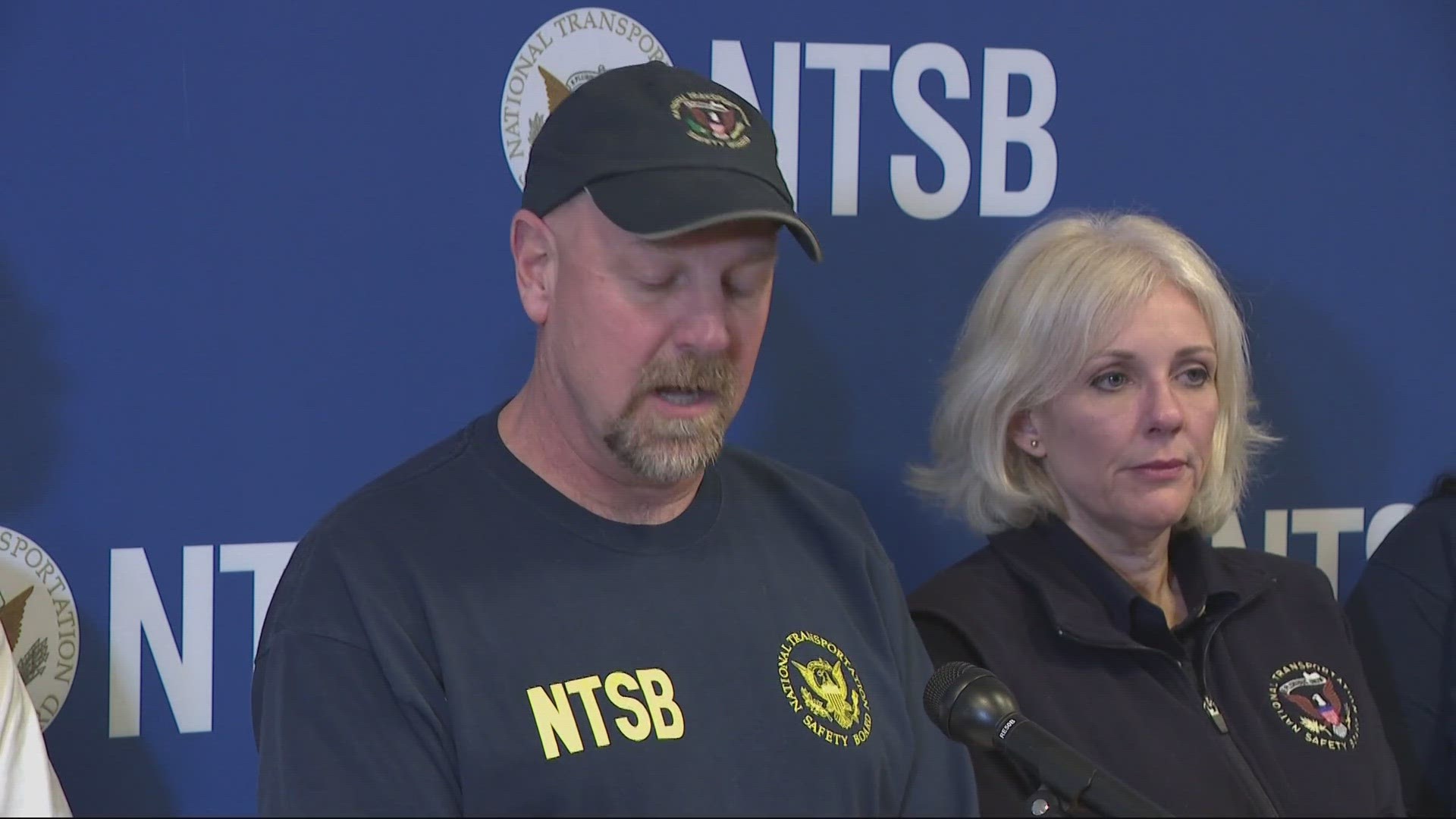 The four bolts that restrict vertical movement of the door plug have not been found and an NTSB officials said they're unsure at this time if they "existed there."