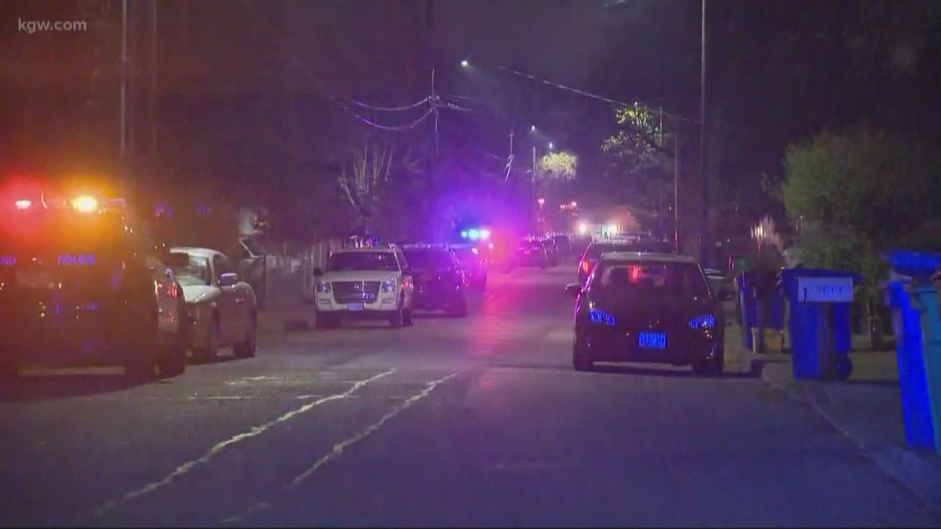 A man was taken into custody after he hit another man with the butt of a rifle and fired a gun, leading to the evacuation of neighbors in Southeast Portland on Sunday evening, according to police.