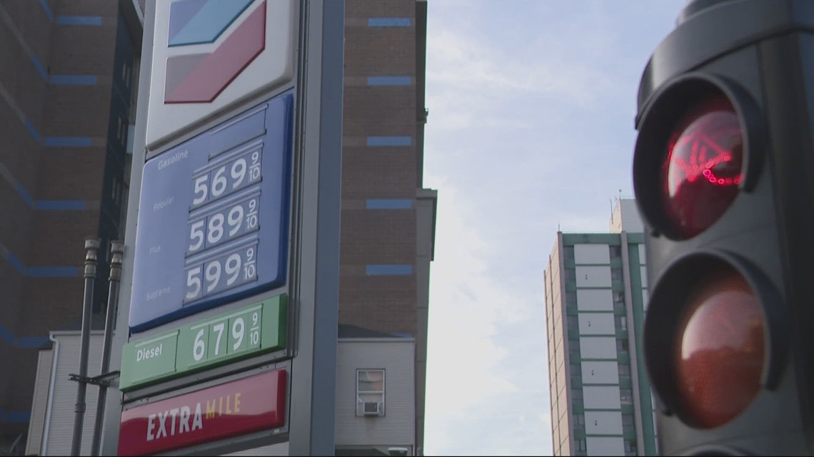 Gas price average hits $5 a gallon in Oregon