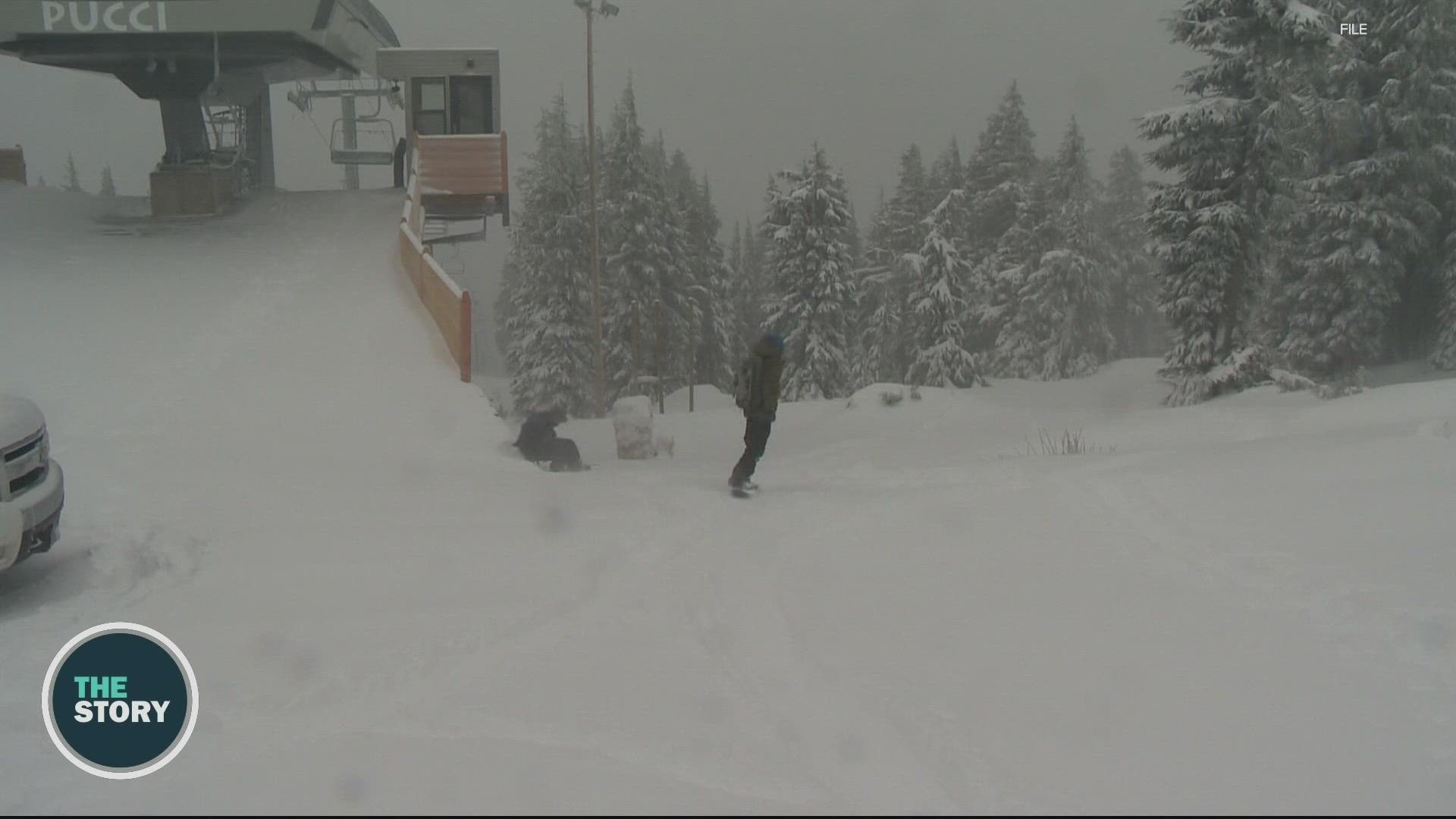 Oregon’s major ski resorts are opening late because there isn’t enough snow on the mountains yet. Is climate change to blame?