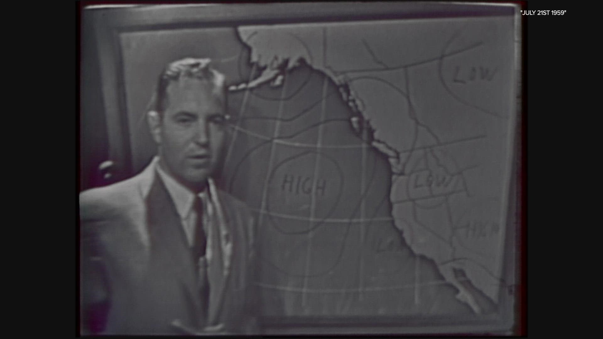 A viewer asked for an old KGW weather forecast, so we delivered. Here's a 1959 clip from KGW's very first meteorologist, Jack Capell.