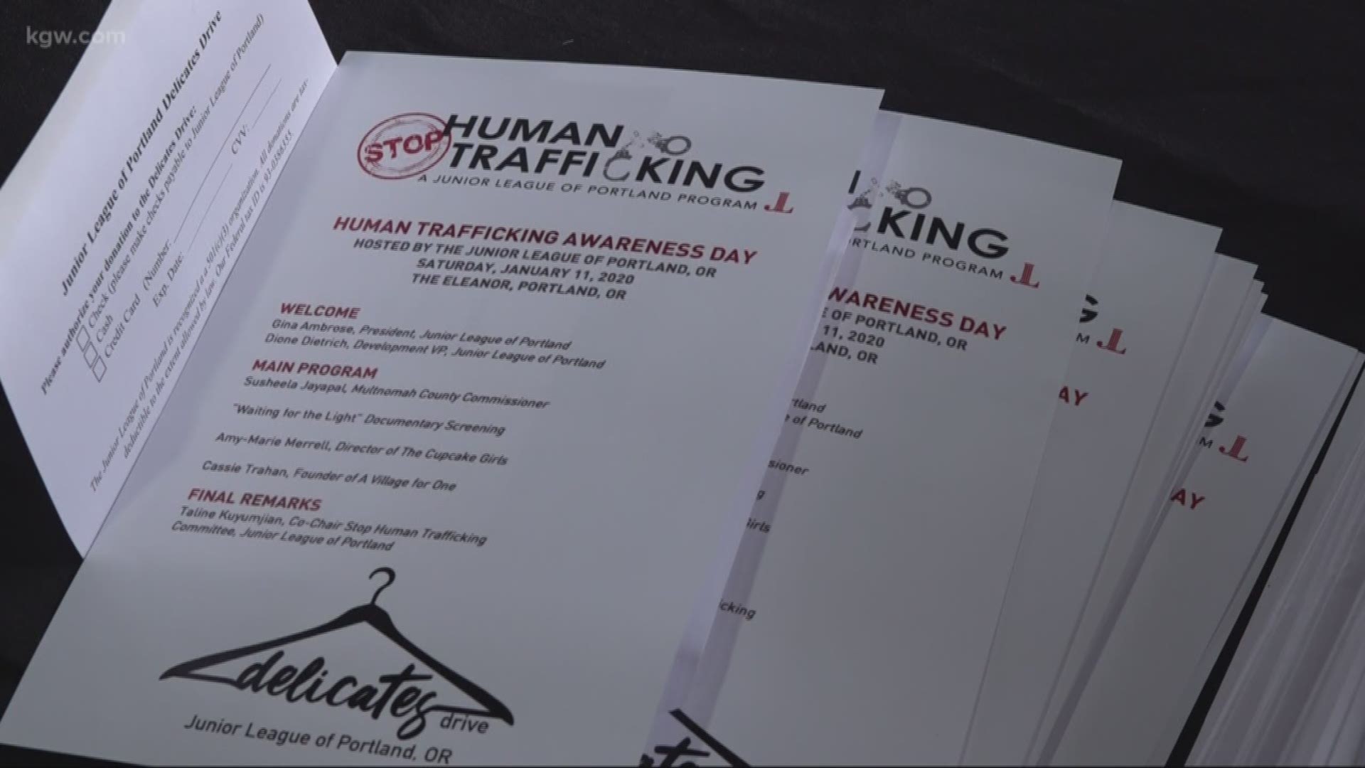 The Junior League of Portland brought advocates together to raise awareness and find solutions for the area's juvenile sex trafficking problem