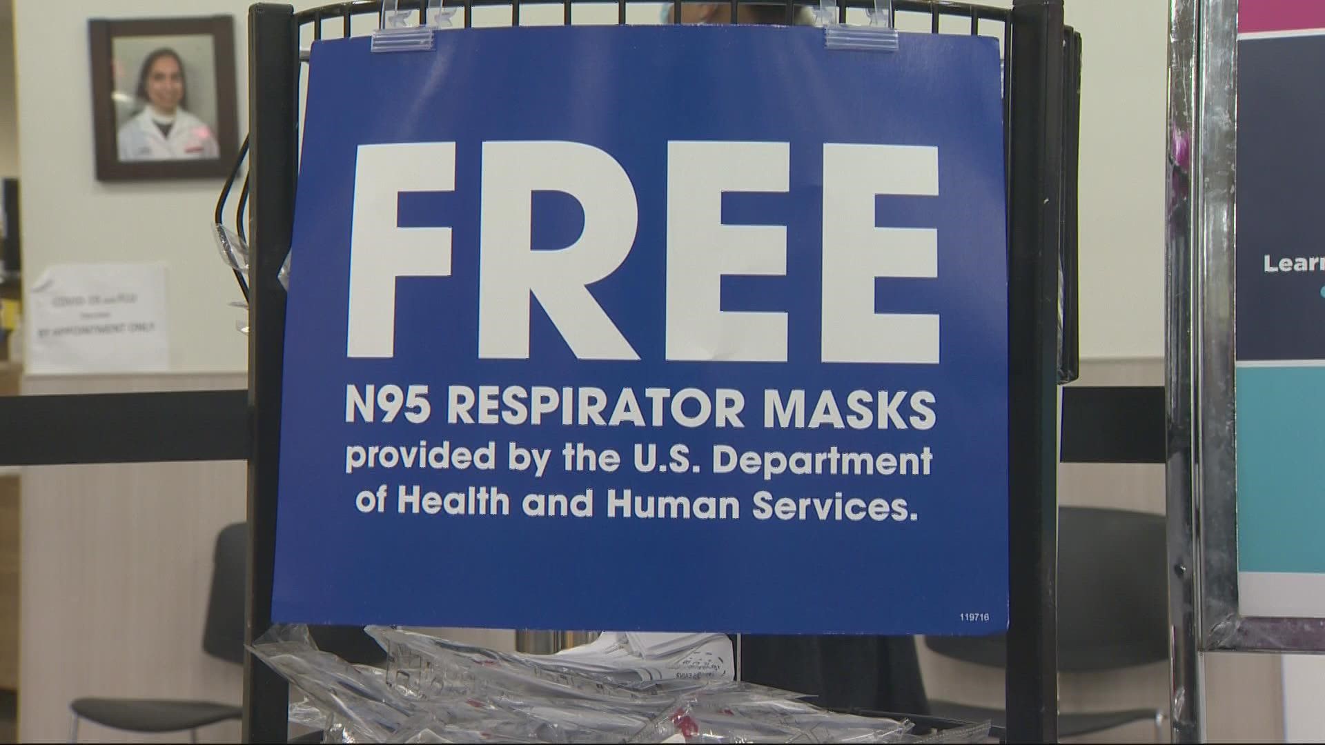 Free N95 masks available at pharmacies across Oregon, Washington
