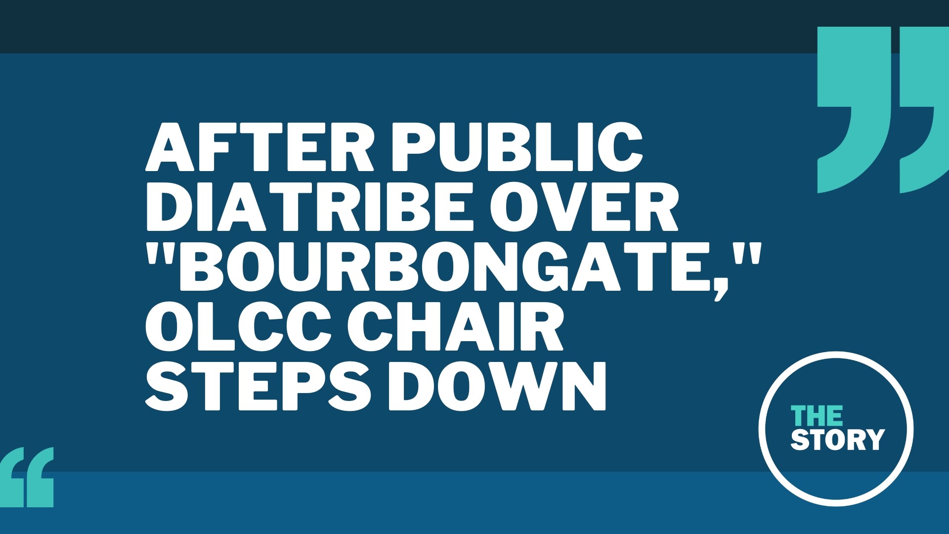 After delivering a diatribe about press scrutiny over the “Bourbongate” scandal at OLCC, Chairman Paul Rosenbaum heeded a request to step down.