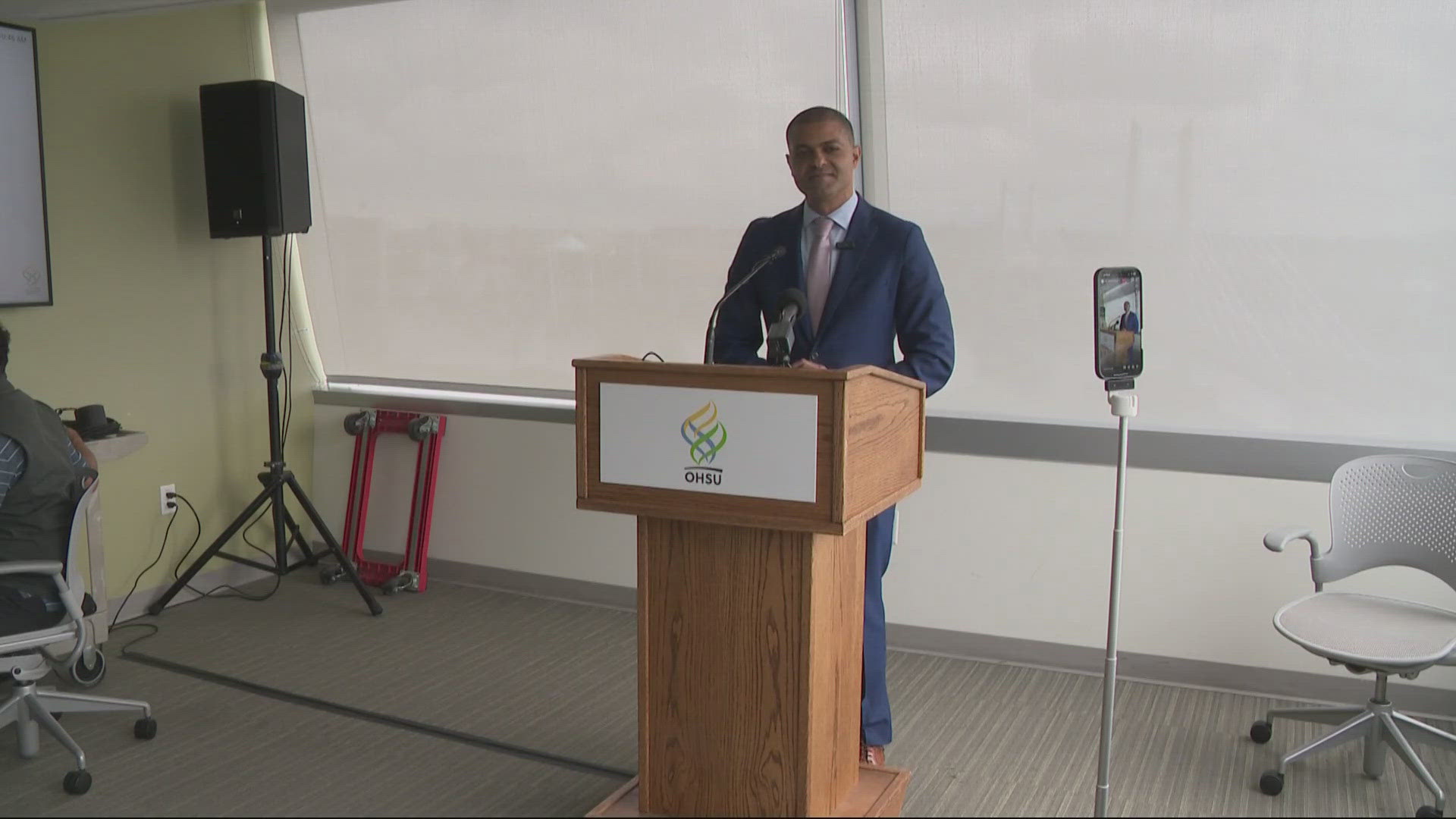 Shereef Elnahal was selected in a unanimous vote, saying he will work to deliver care to more patients and continue the mission of academics and research.