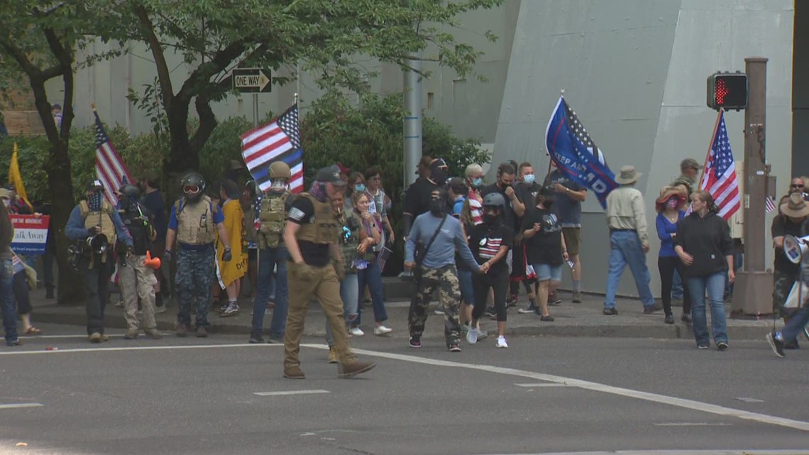 Reaction Comes After Portland Police Have Little Presence At Dueling ...