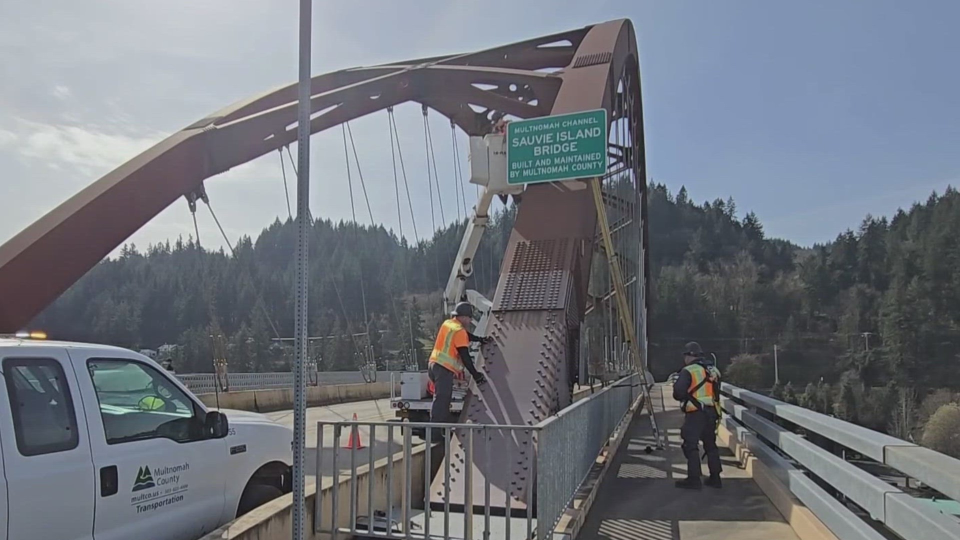Signs were taken down last month and replaced with ones bearing the bridge's new name, Wapato Bridge. An auction for one of the old signs will be held on May 18.