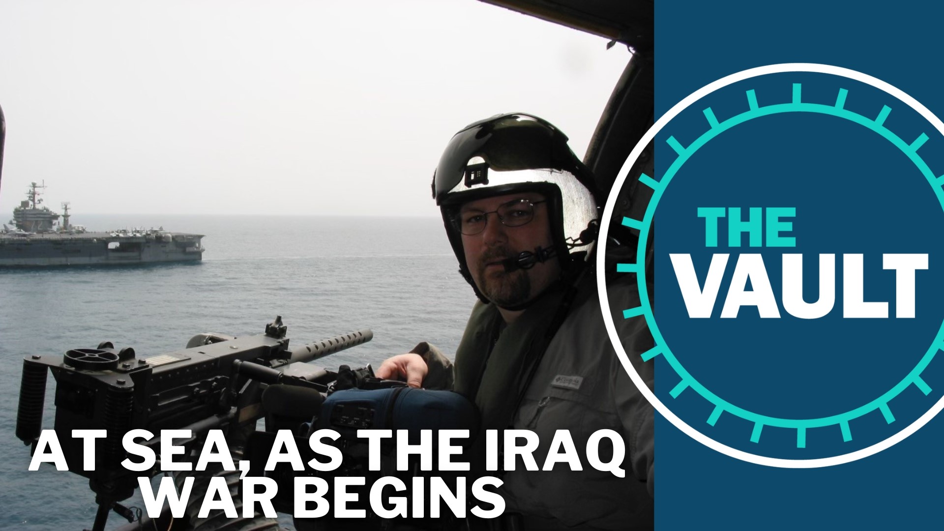 As the bombardment and invasion of Iraq unfolded, KGW’s Pat Dooris was on an aircraft carrier in the Persian Gulf. Here’s a look back at his reporting.