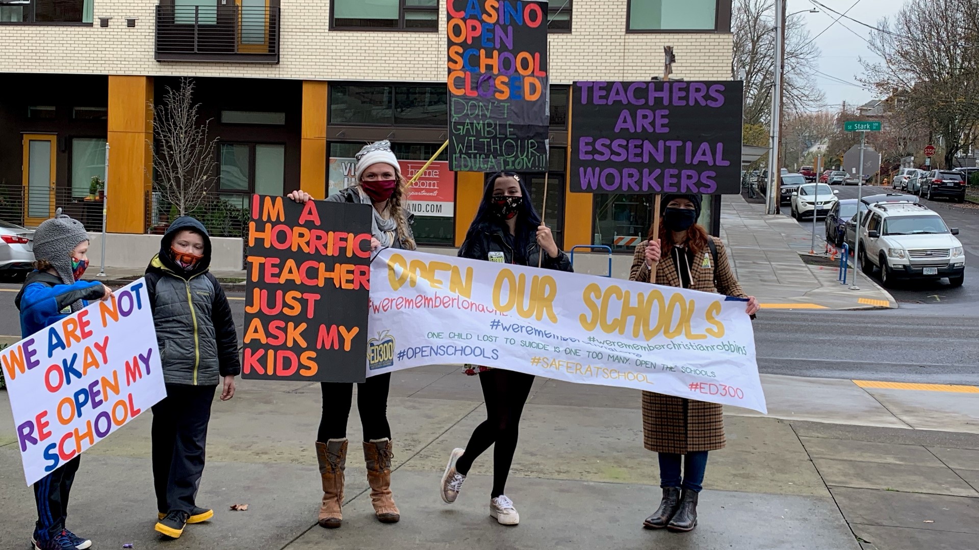 Oregon Parents push for schools to open