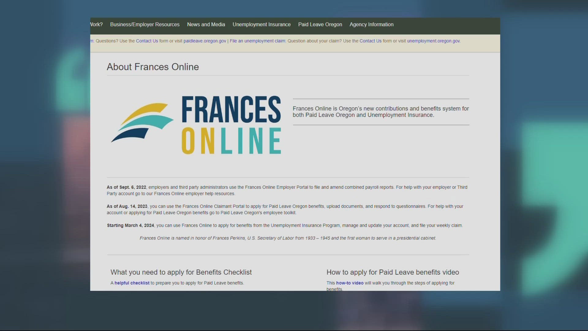 The Oregon Employment Department rolled out a new system, Frances Online, in February. Many people continue to report issues receiving benefits.