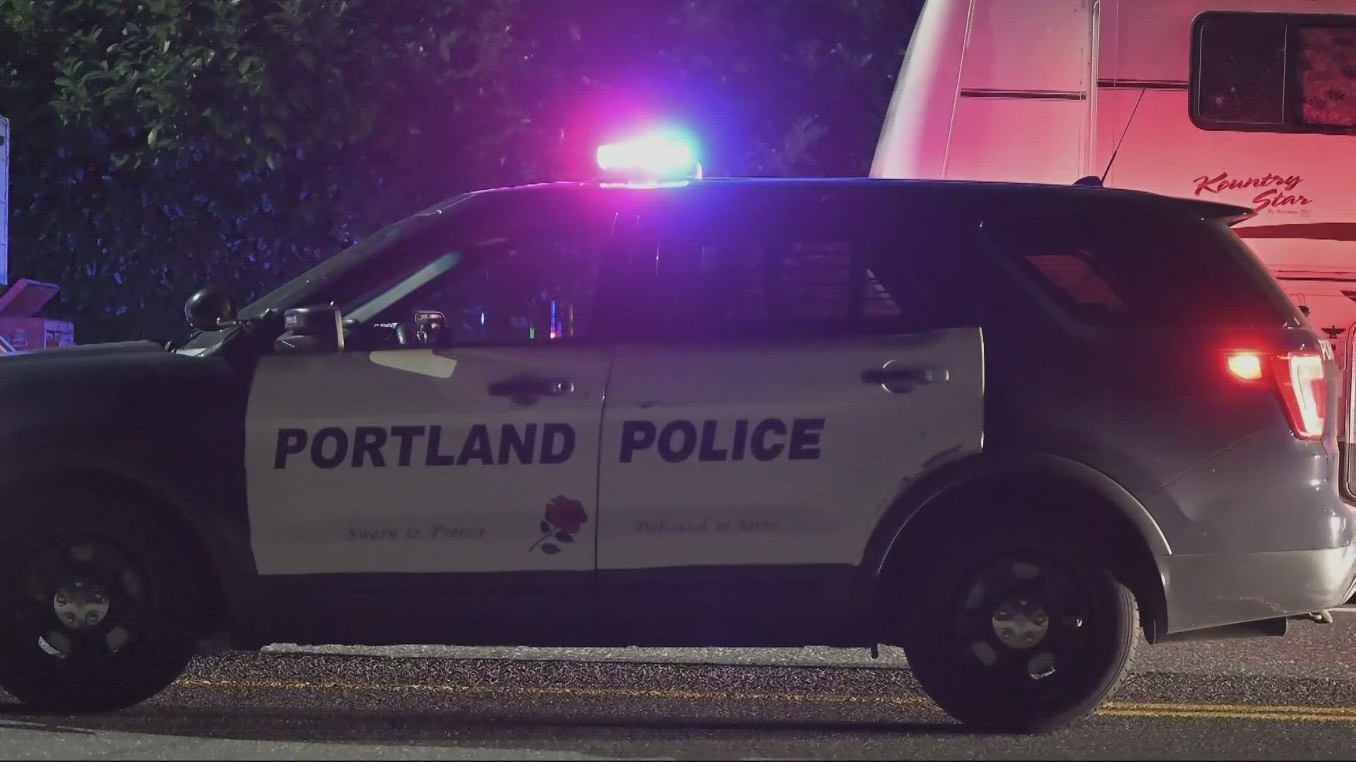 Police are looking for a suspect involved in a hit-and-run that killed a man in Northeast Portland early Friday morning.