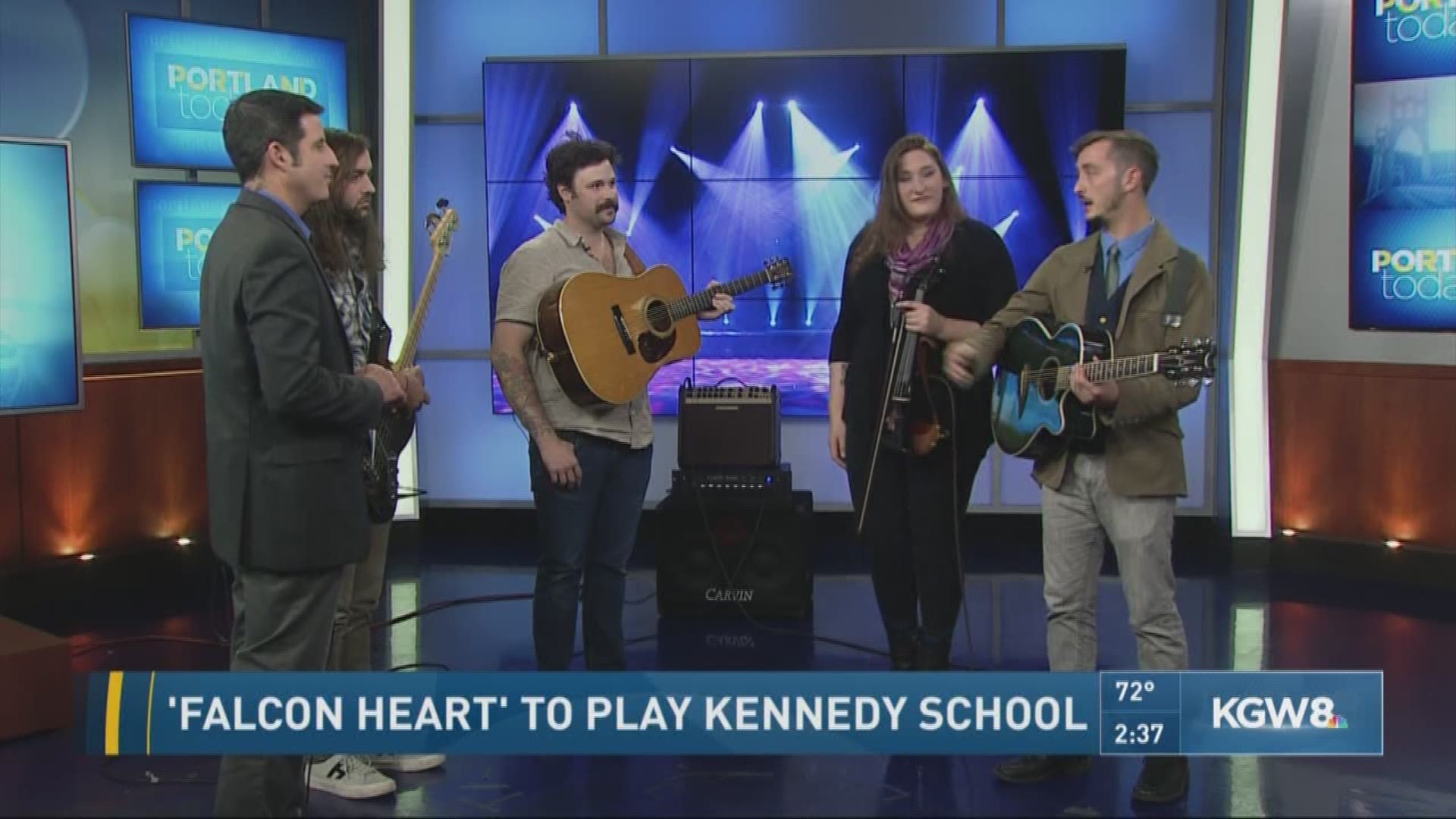  'Falcon Heart' to play Kennedy school