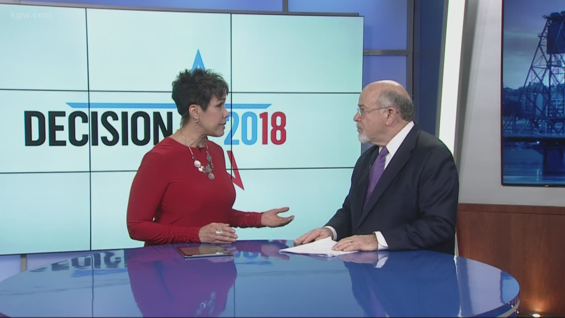KGW political analyst Len Bergstein joined KGW on Tuesday, Nov. 6, 2018 to break down some of the key things to watch for on Election Day.