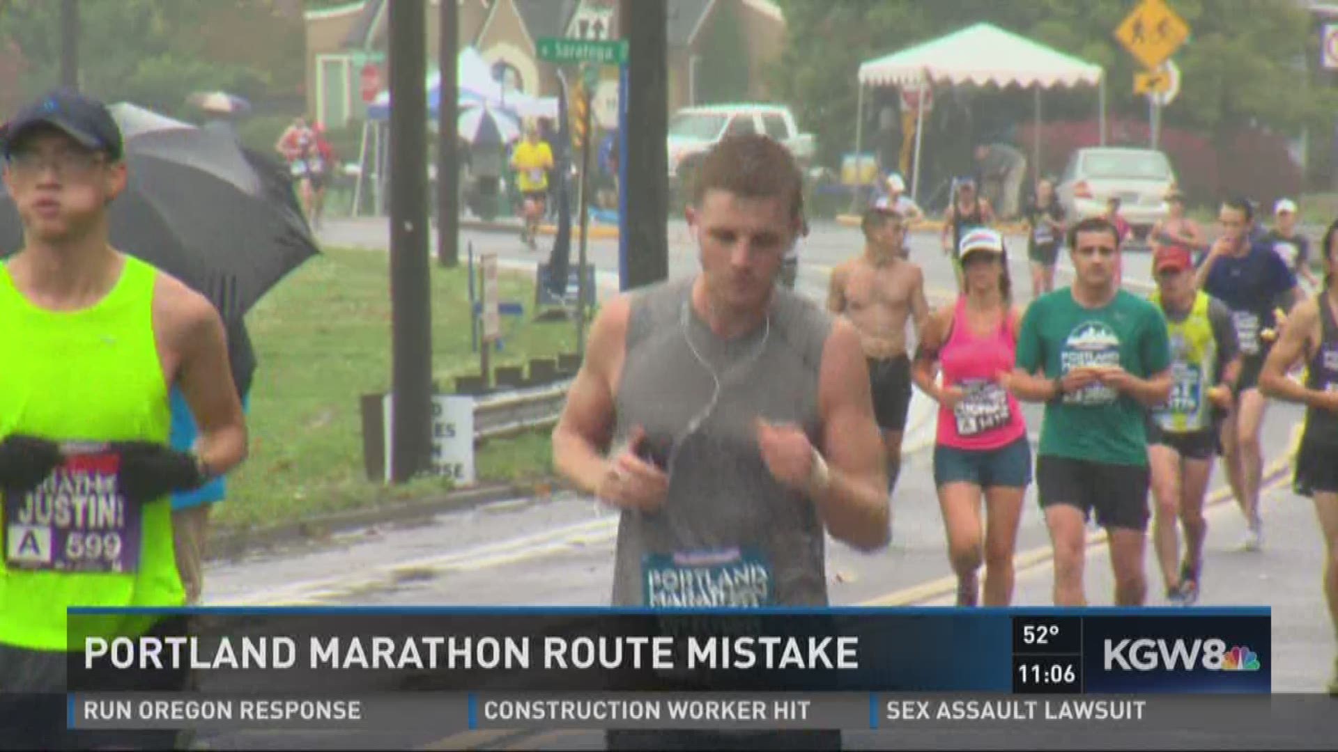 Portland Marathon route mistake