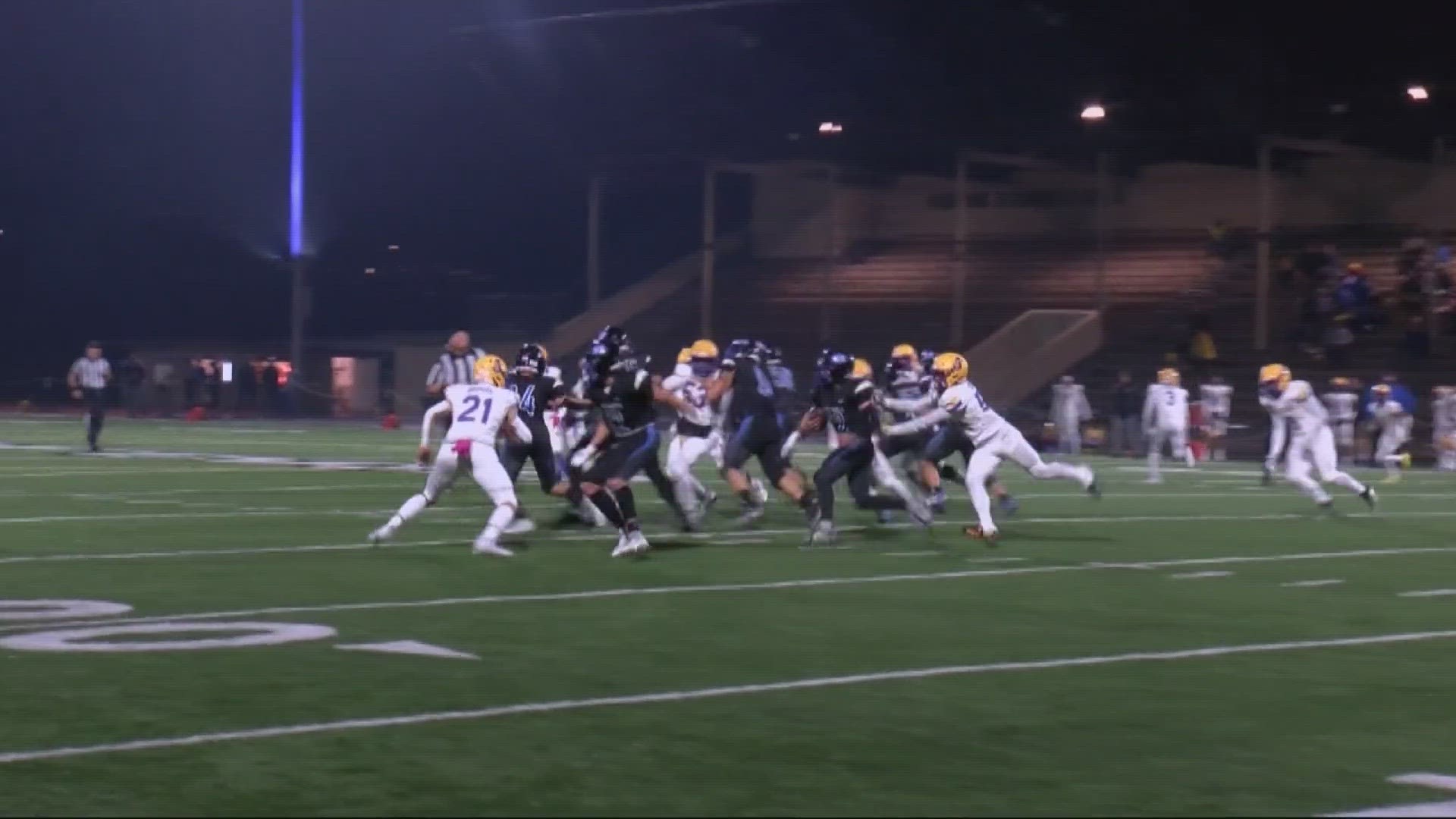 The South Medford-Jefferson playoff game was called off in the second quarter, and Jefferson parents said they had to be escorted to their cars.