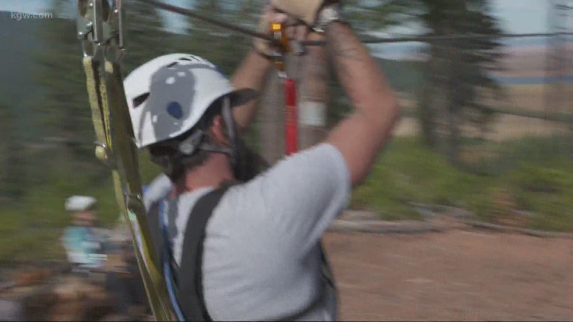Grant McOmie takes us on a zipline adventure down by Crater Lake National Park.