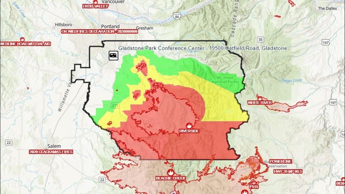 Oregon areas under evacuation right now