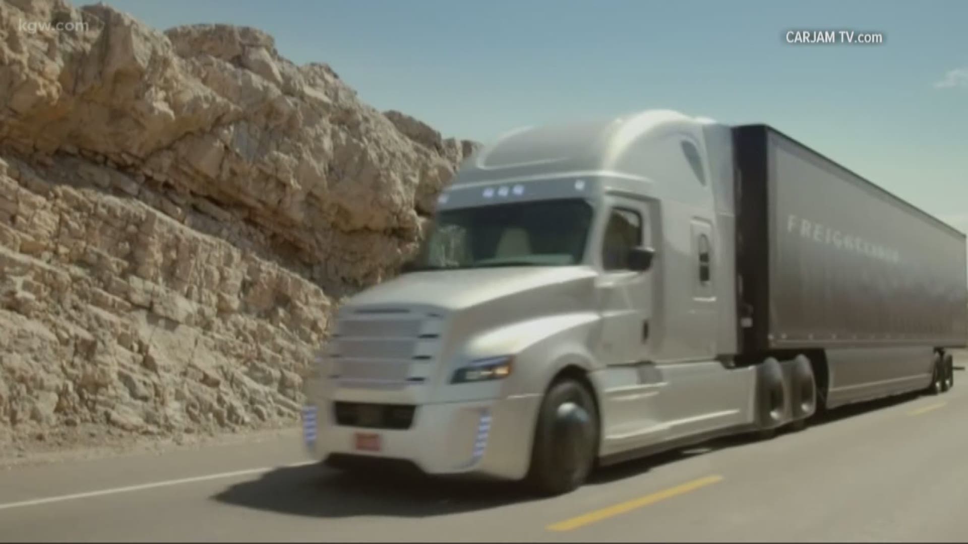 Is Interstate 5 the ideal place for self-driving semi-trucks?