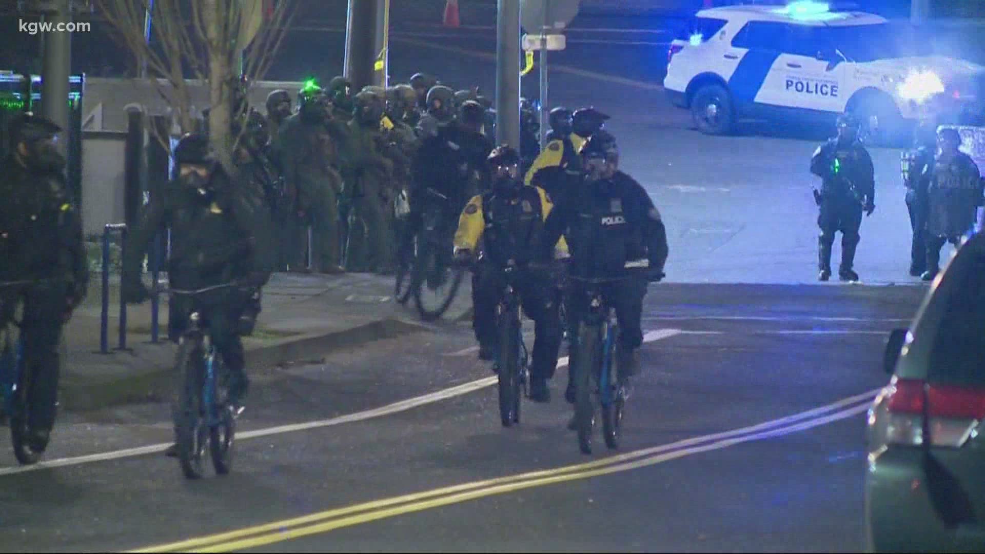 Mayor Ted Wheeler addressed how police responded to demonstrations following the inauguration of Joe Biden.