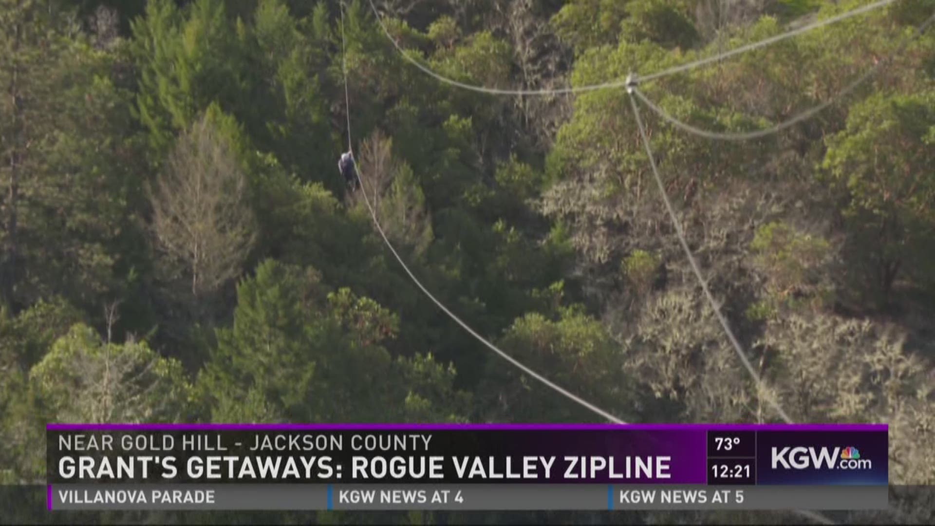 Grant's Getaways: Rogue Valley Zipline