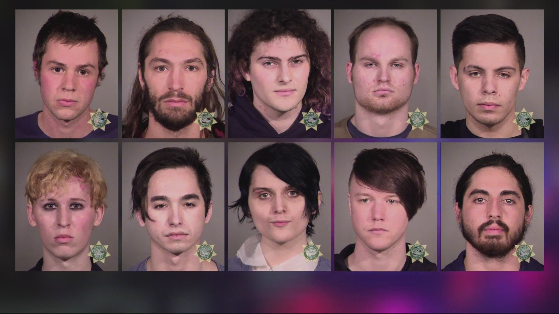 The district attorney is charging 10 people accused of participating in violence protests and riots in Portland. Kyle Iboshi reports.