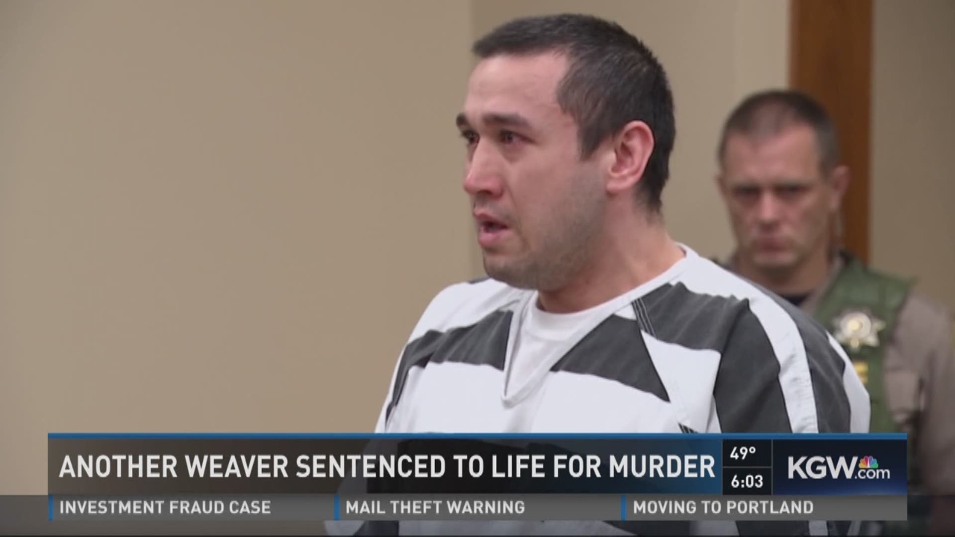 Stepson of Ward Weaver sentenced for murder