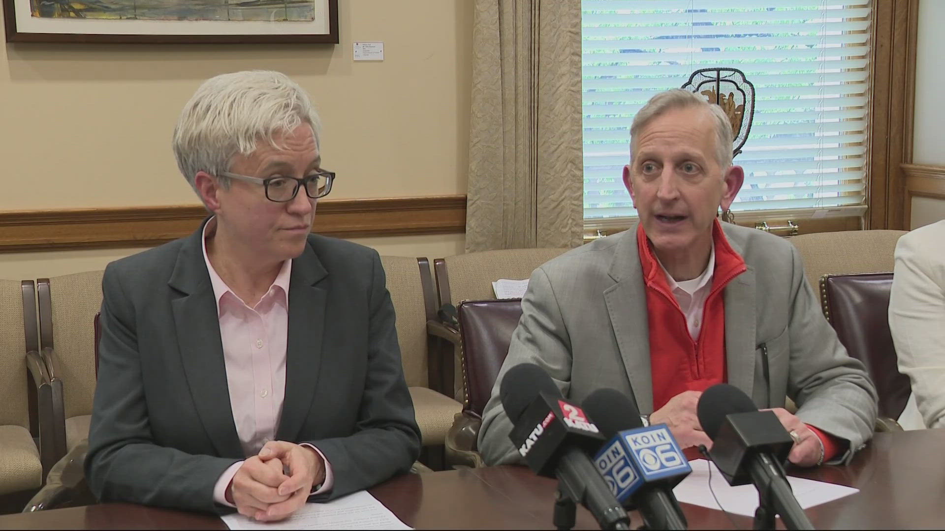 Gov. Kotek and Mayor Wilson propose cutting red tape and converting office space to boost Portland housing.