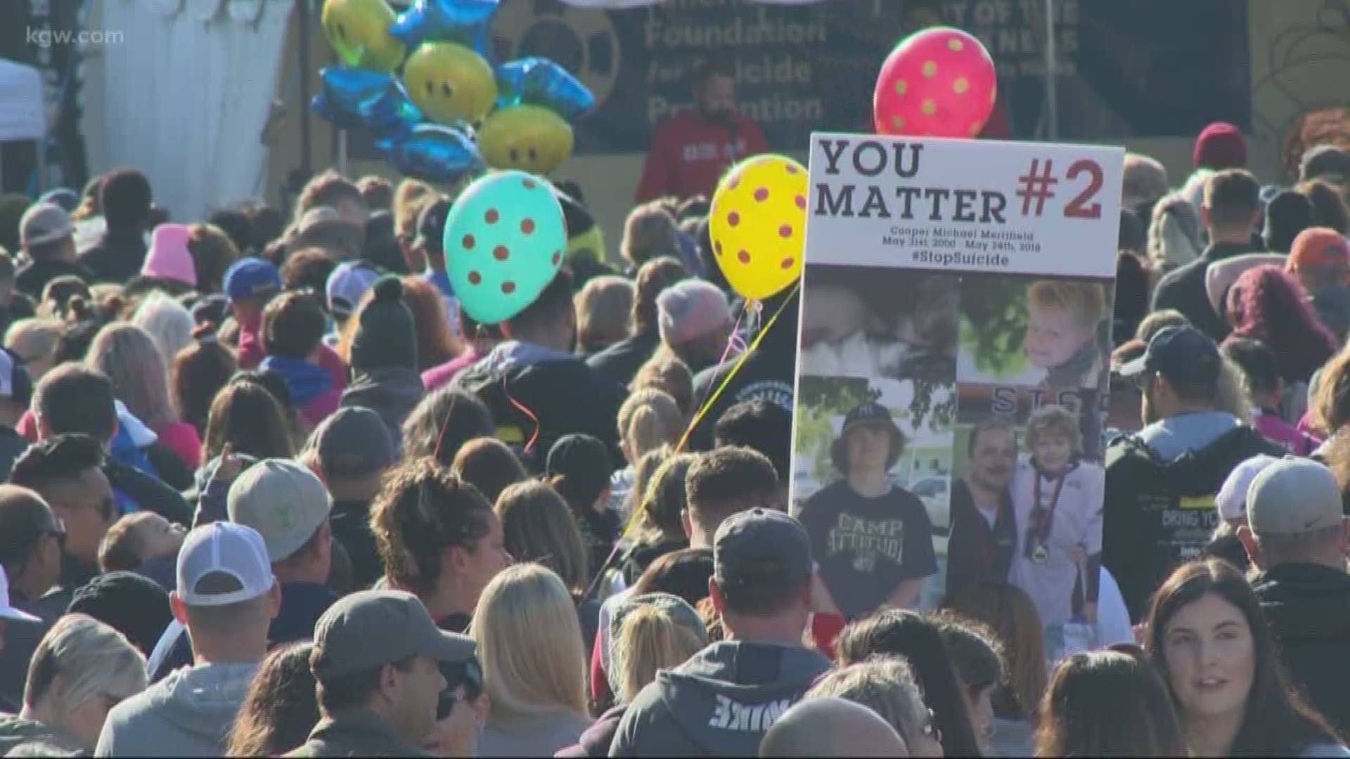 'Out of Darkness' walk held in Portland