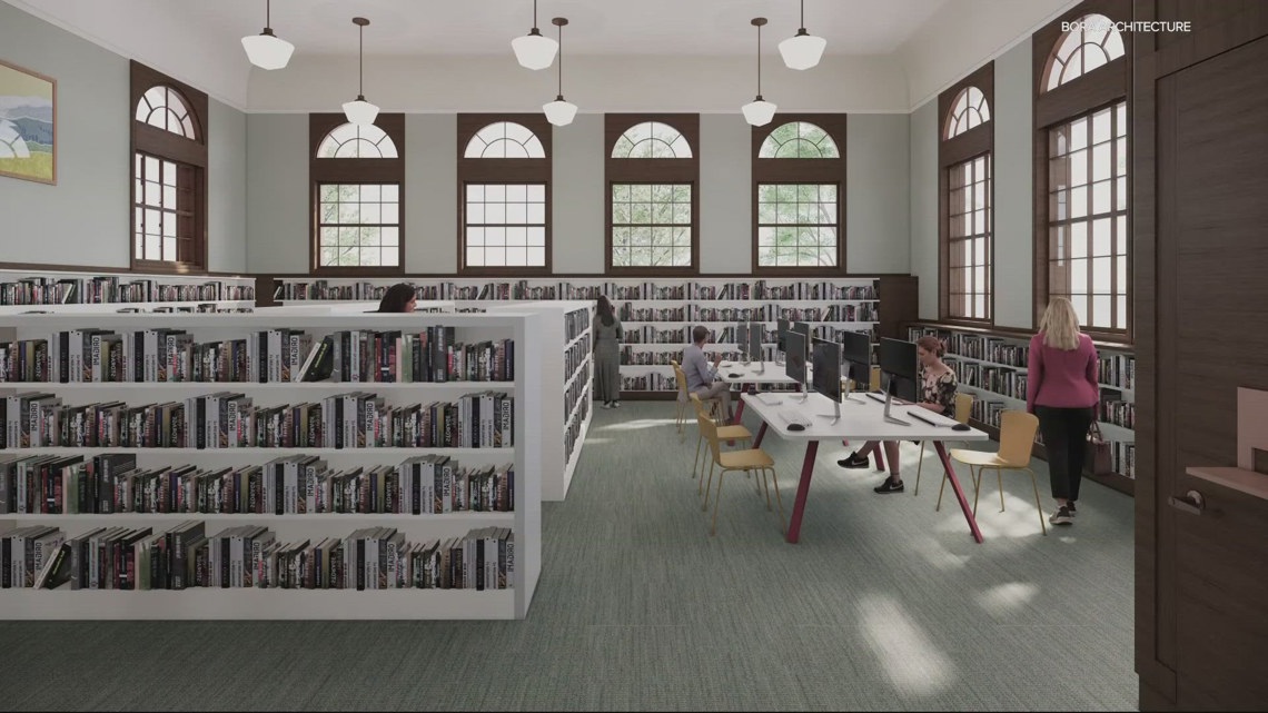 Temporary library opens in Portland's St. Johns neighborhood | kgw.com
