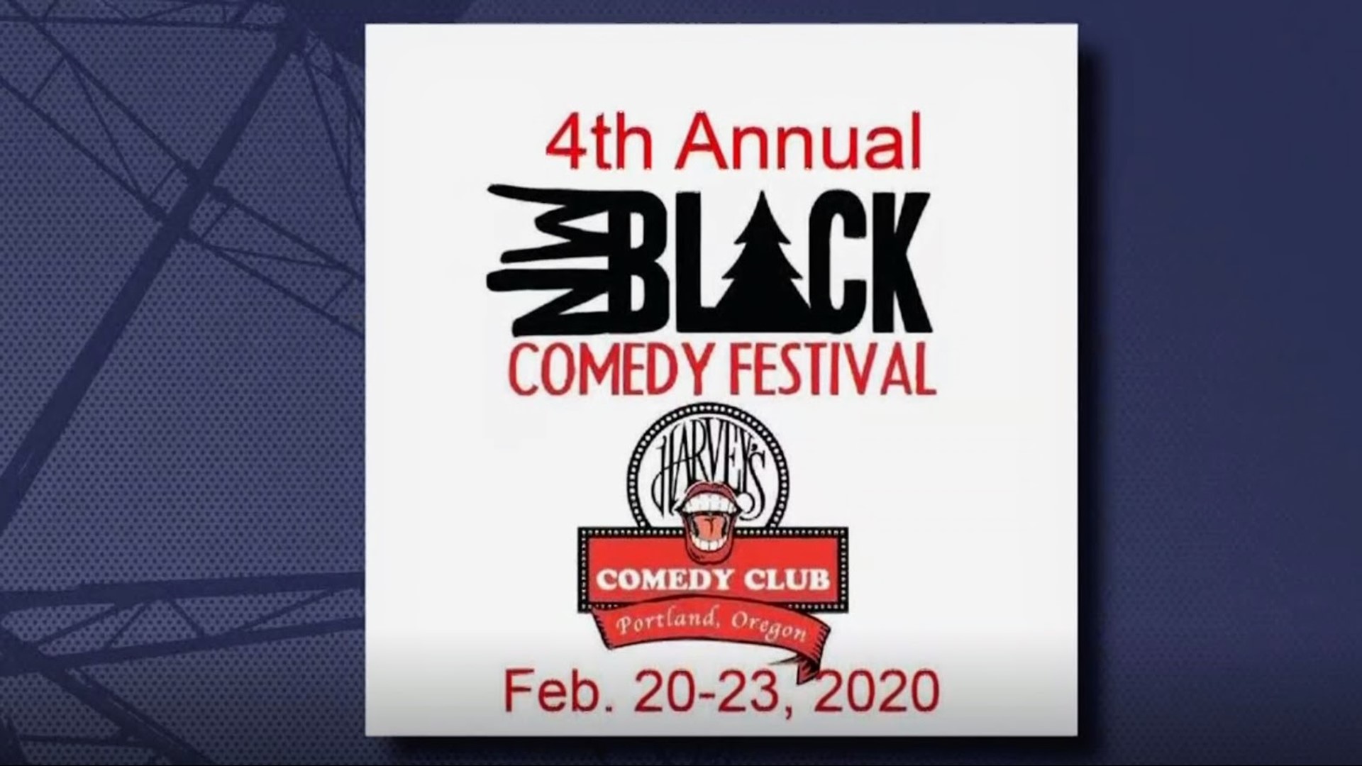 Enjoy 4 days of incredible comedians at the 4th annual NW Black Comedy Festival at Harvey's Comedy Club. nwblackcomedyfestival.com