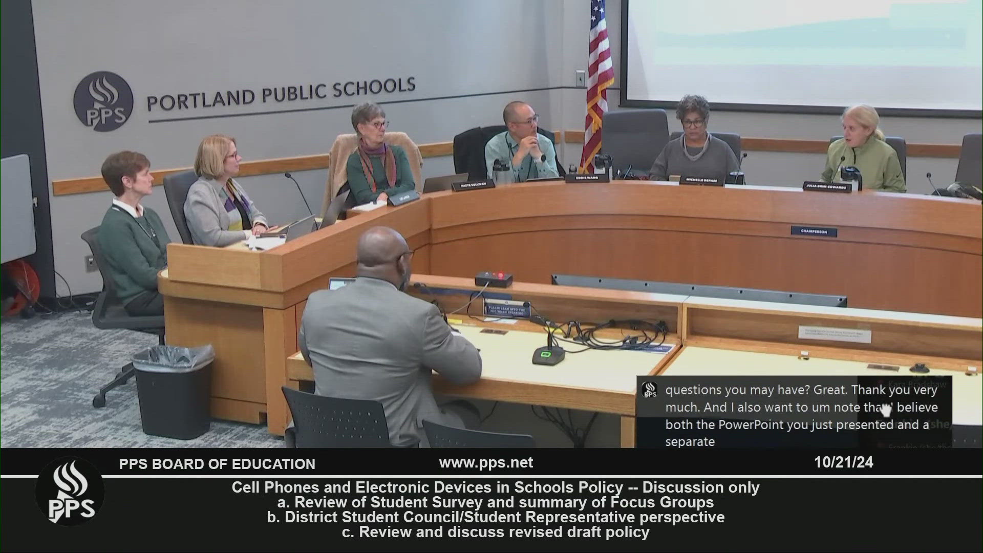 The Board of Education continues to chip away at a plan that works for all students in the school system, after getting some direct feedback from kids.