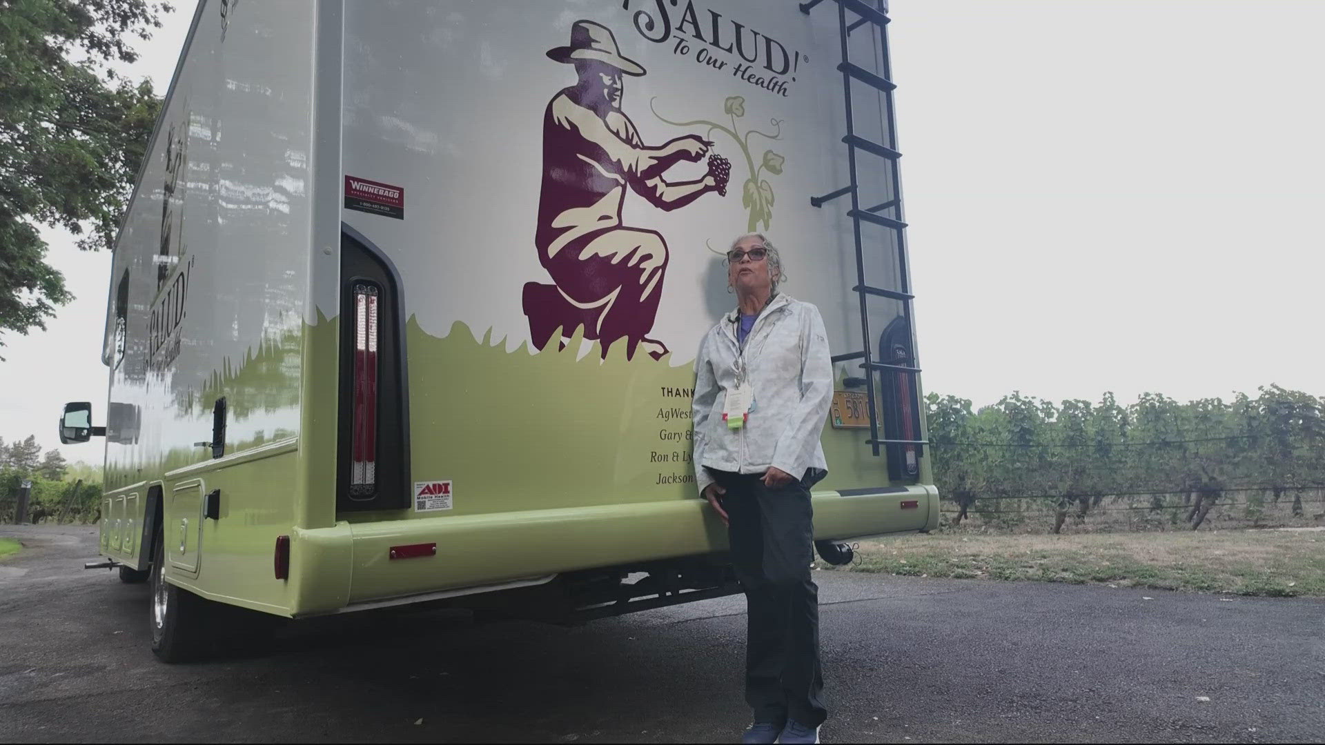 Salud provides free health care to Oregon vineyard stewards and their families in partnership with OHSU Hillsboro’s medical center.