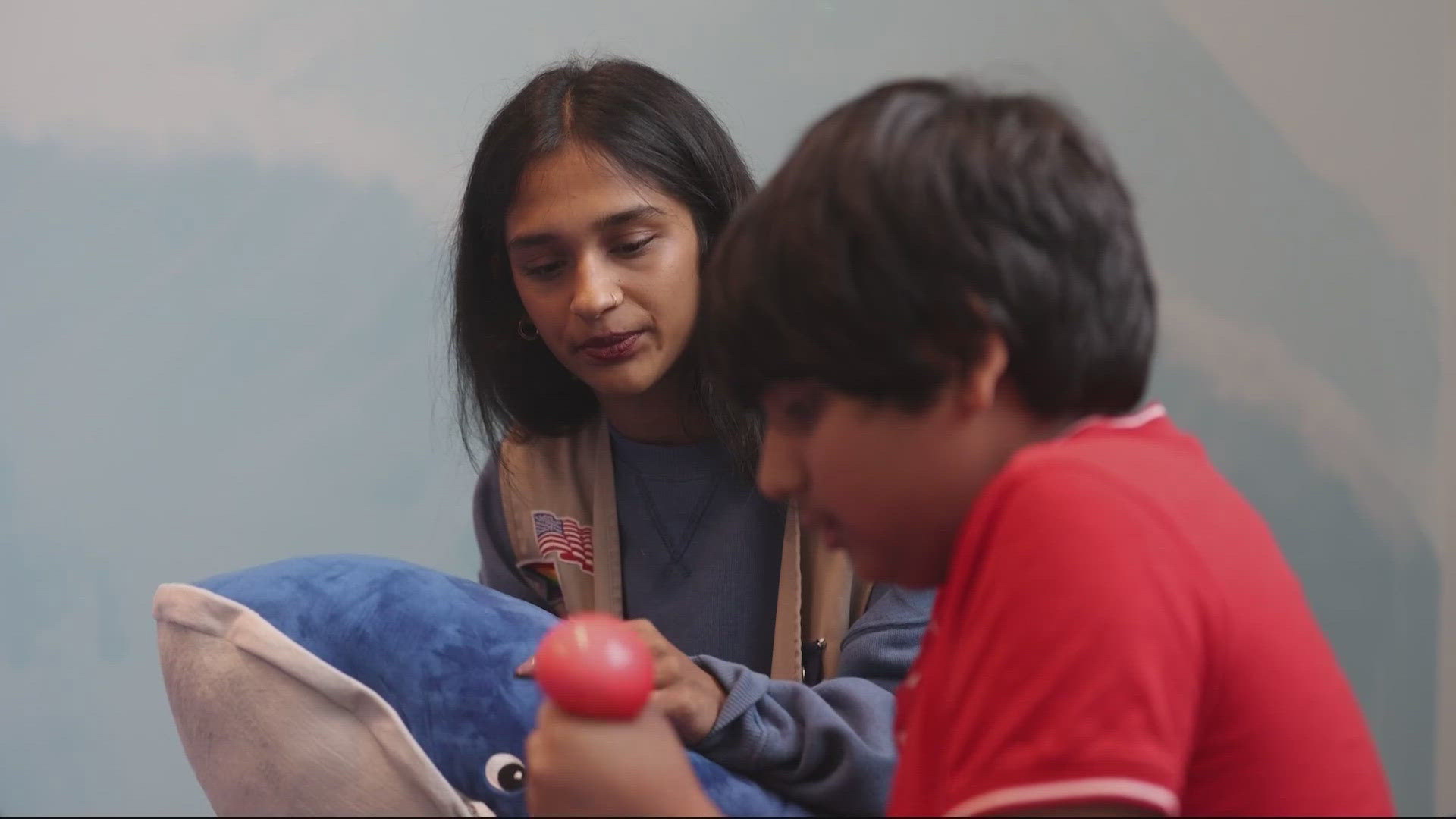 The sensory room at Tumwater Middle School is Smarani Nilakhe's final project to earn the Gold Award, the organization's top honor.