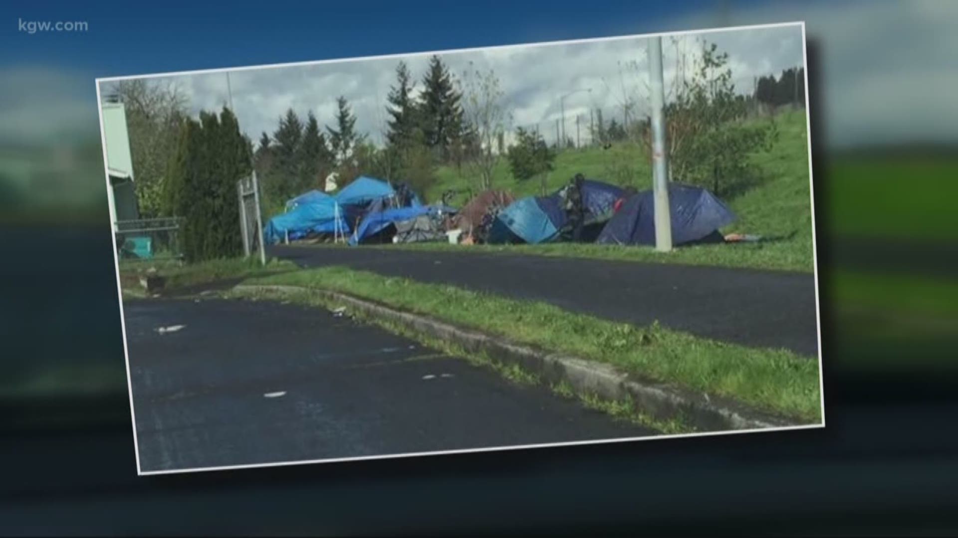 Clearing up the homeless camps on ODOT land may not begin until next year.