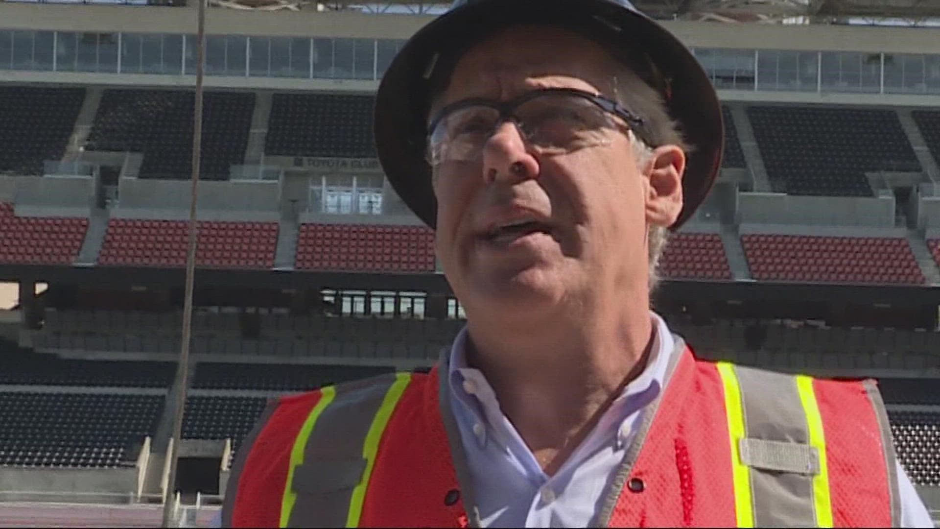 On Monday Oregon State Athletic director Scott Barnes led a tour of the construction site of the Completing Reser Stadium.