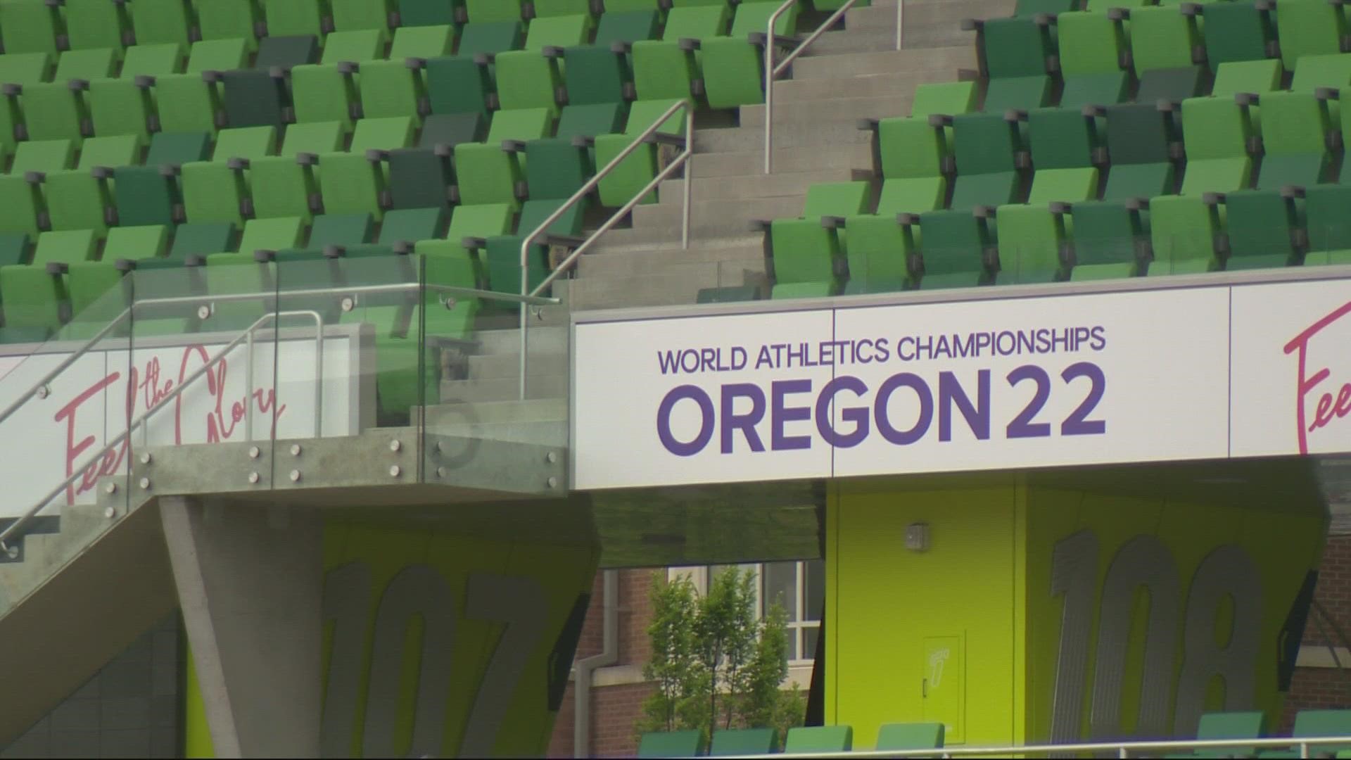 Administrators made the announcement as UO stands at the center of the track and field universe for the World Athletics Championships.