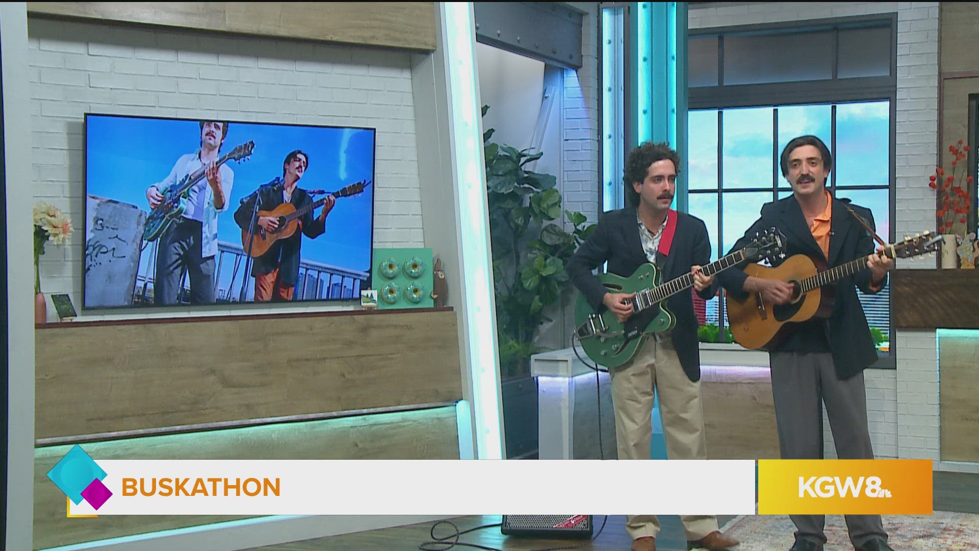 Johnny Franco and his real brother Dom are also participating in Buskathon, a downtown Portland festival celebrating music and community