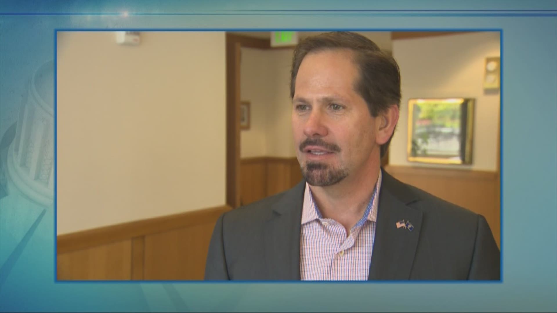 Republican candidate for governor and representative Knute Buehler speaks with Laural Porter about policies he thinks will help Oregon.