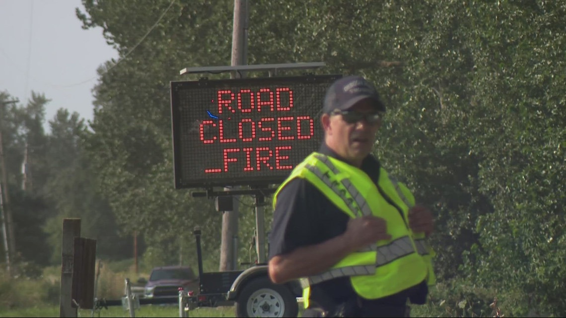 No one hurt in Sauvie Island fire