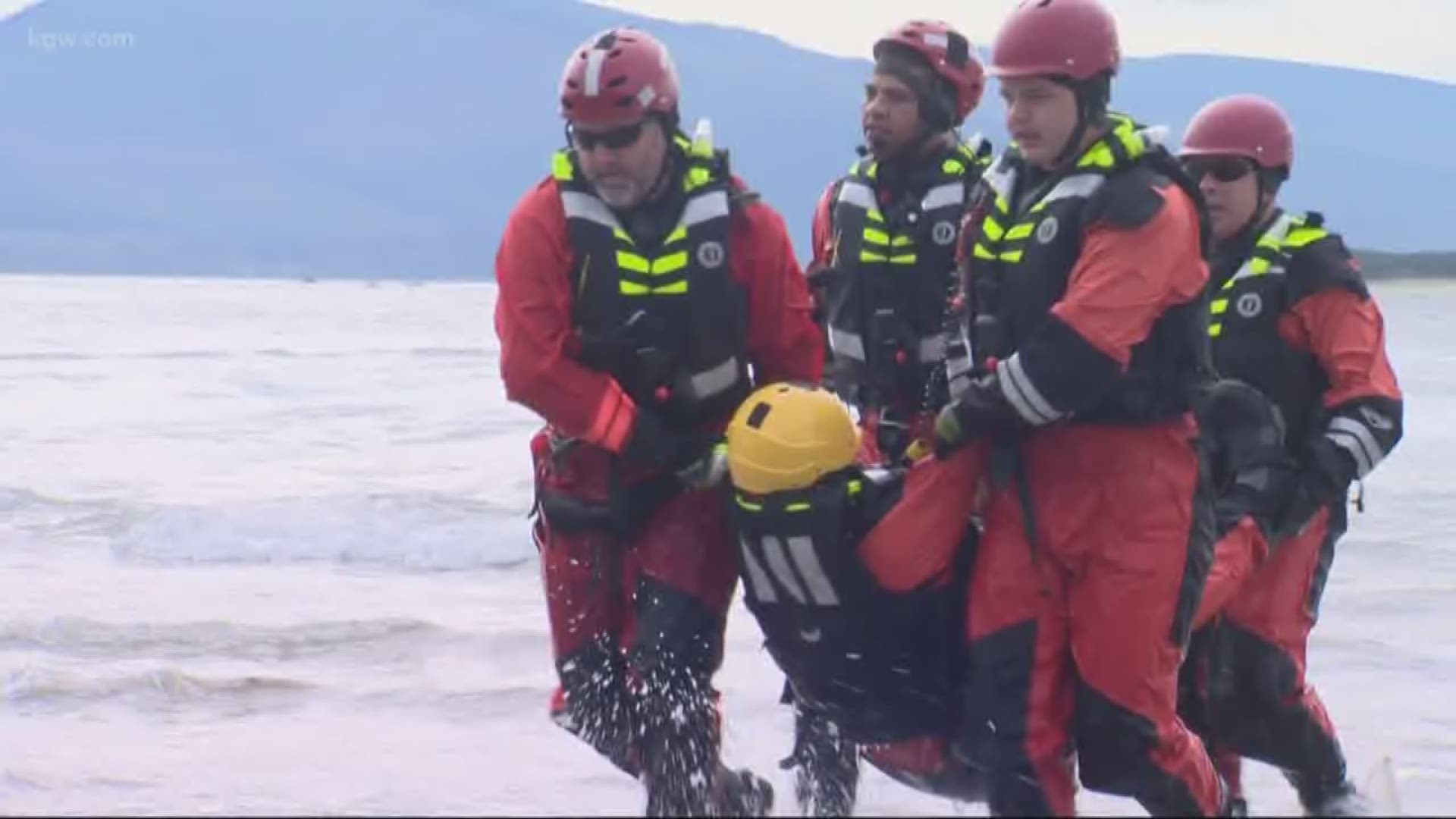 The Oregon coast is a beautiful place, but we all know it comes with some risk. KGW's Tim Gordon had a unique opportunity to be part of water rescue training.