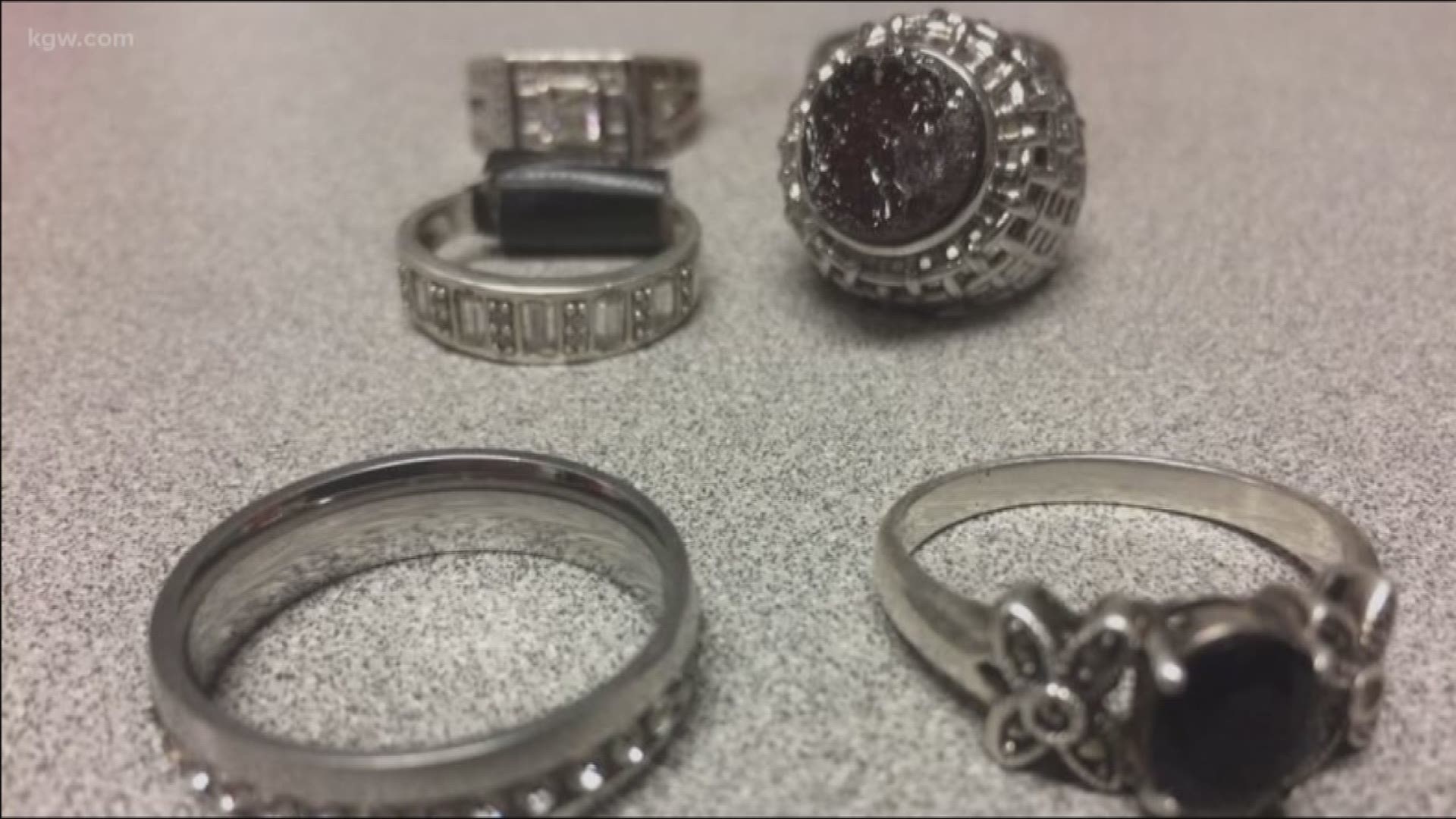 Police recovered stolen items from a burglary suspect found sleeping in a Washington County home Wednesday, and now they're looking for the owners of those items.